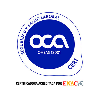 CERTIFICACIÓN OCA 18001 